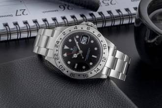 Thumbnail von Rolex Explorer II Black Dial Edelstahl Automatik Herrenuhr Ref. 16570 K-Serie