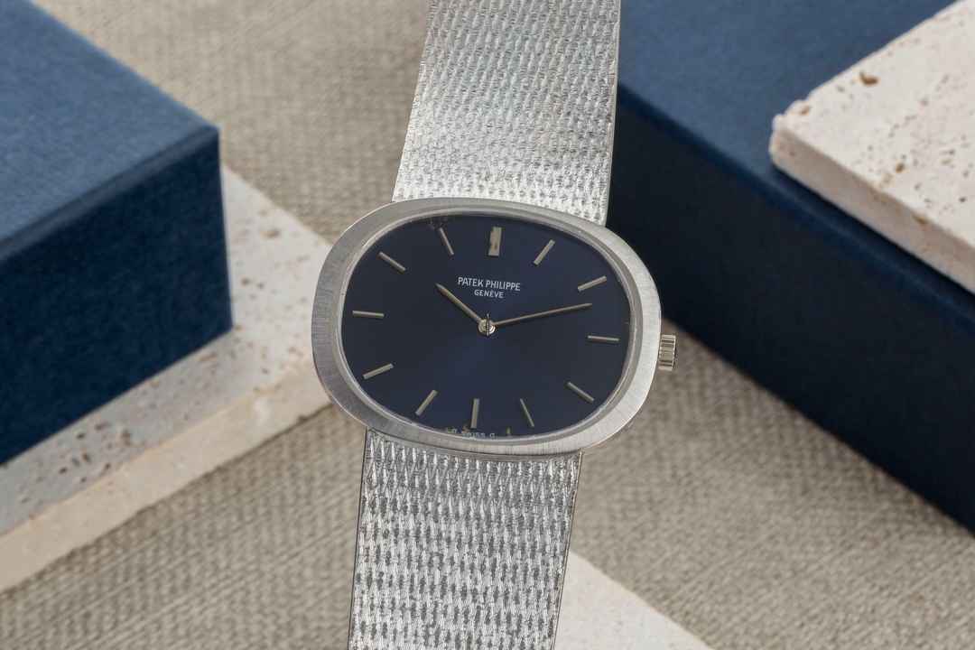  Patek Philippe Ellipse d'Or Golden Ellipse 18k Weissgold Handaufzug Herrenuhr Ref. 3583/1 