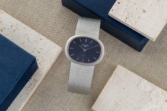 Thumbnail von Patek Philippe Ellipse d'Or Golden Ellipse 18k Weissgold Handaufzug Herrenuhr Ref. 3583/1