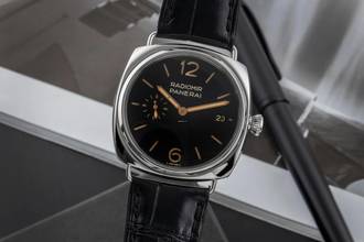 Thumbnail von Panerai Radiomir Quaranta Stahl Automatik Herrenuhr Ref. PAM01294 B&P 2023