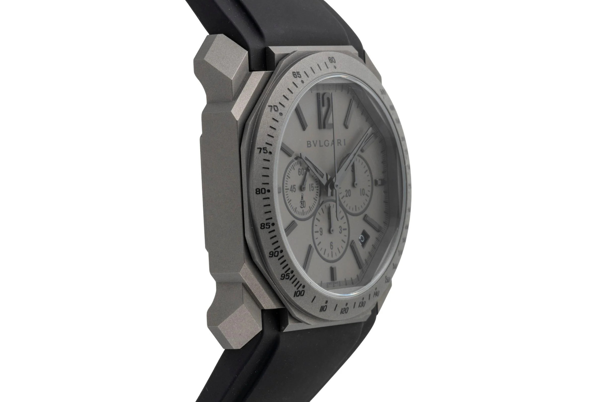 Thumbnail von Bulgari Octo Velocissimo Chronograph Titan Automatik Herrenuhr Ref. 102859 B&P