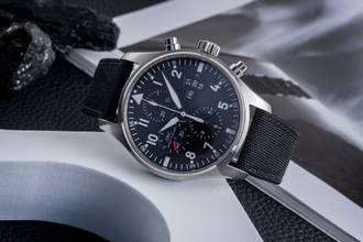 Thumbnail von IWC Fliegeruhr Chronograph Pilot Fliegeruhr Chronograph Automatik Edelstahl Herrenuhr Ref. IW377701