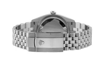 Thumbnail von Rolex Datejust 36 Blue Motif Dial Oyster Stahl Automatik Ref. 126200 B&P 2023