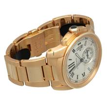 Thumbnail von Cartier Calibre de Cartier 18k. RoseGold W7100018 Silver Index Full Set