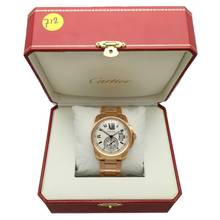 Thumbnail von Cartier Calibre de Cartier 18k. RoseGold W7100018 Silver Index Full Set