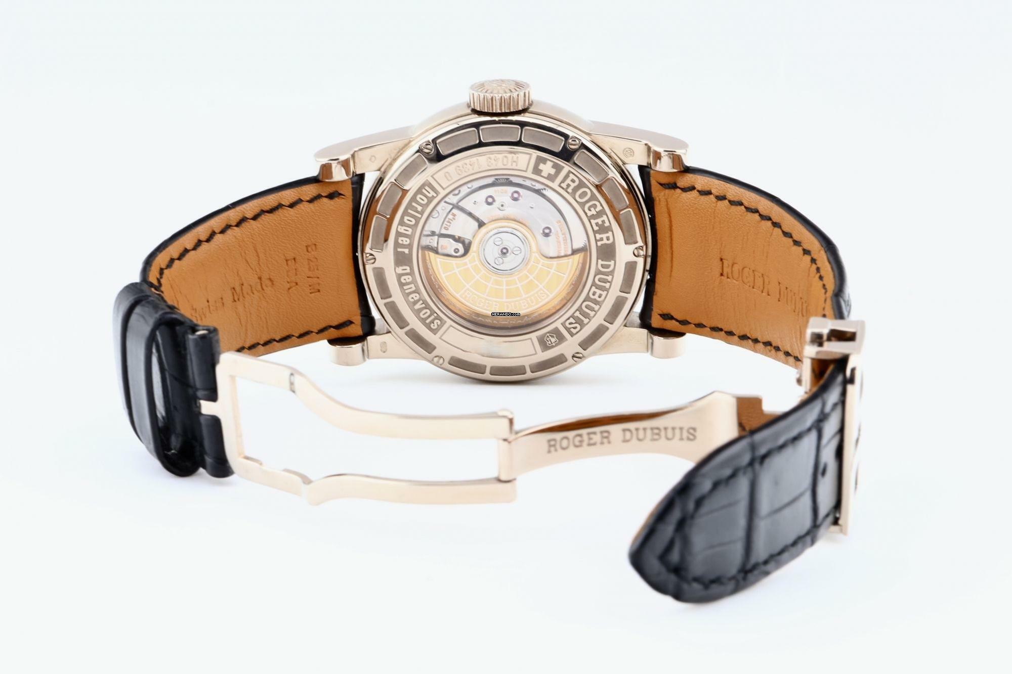 Thumbnail von Roger Dubuis Hommage Perpetual Calendar in 18k White Gold with MOP Dial - RD Service Papers - HO43 1439 0