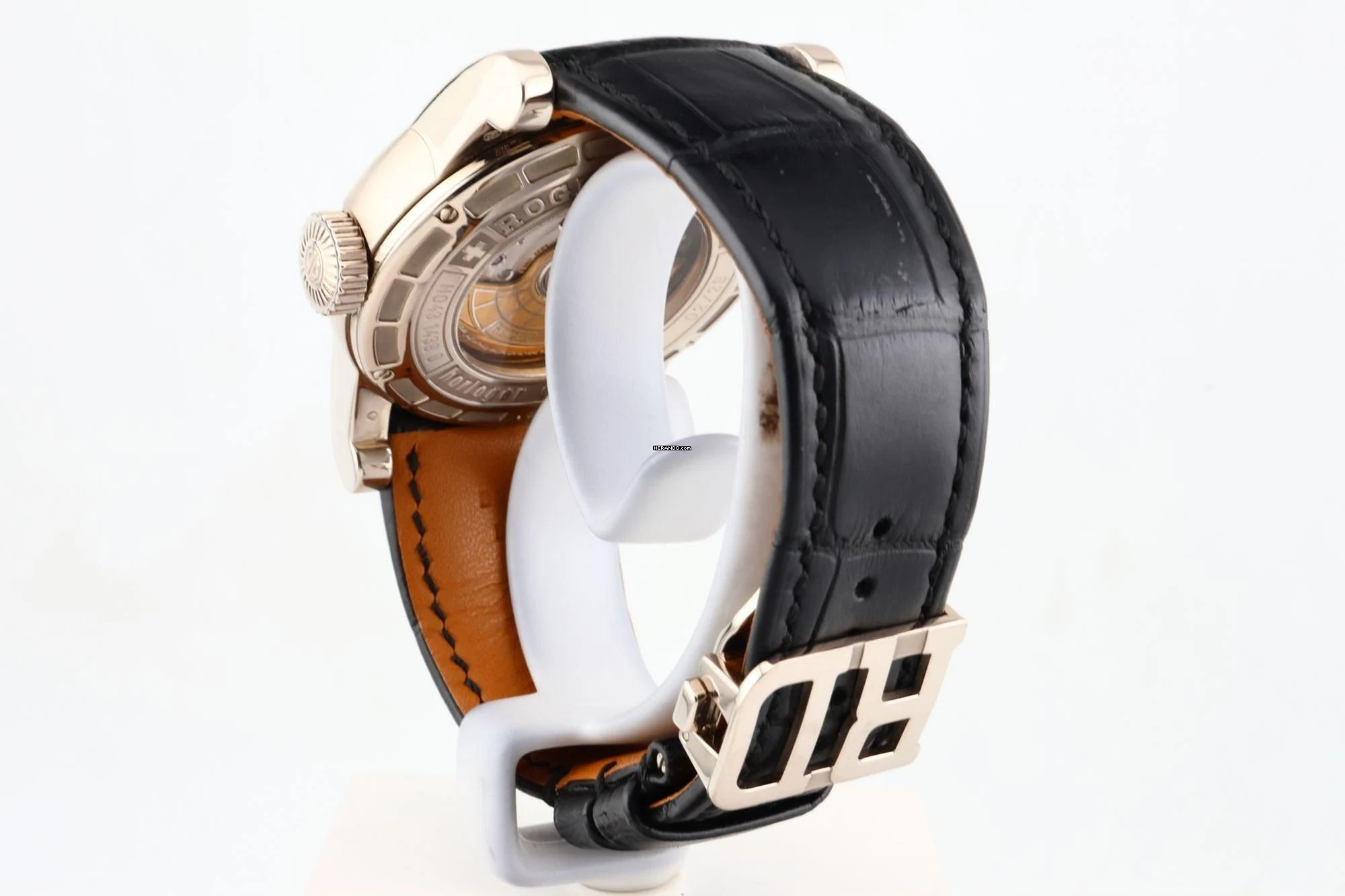 Thumbnail von Roger Dubuis Hommage Perpetual Calendar in 18k White Gold with MOP Dial - RD Service Papers - HO43 1439 0