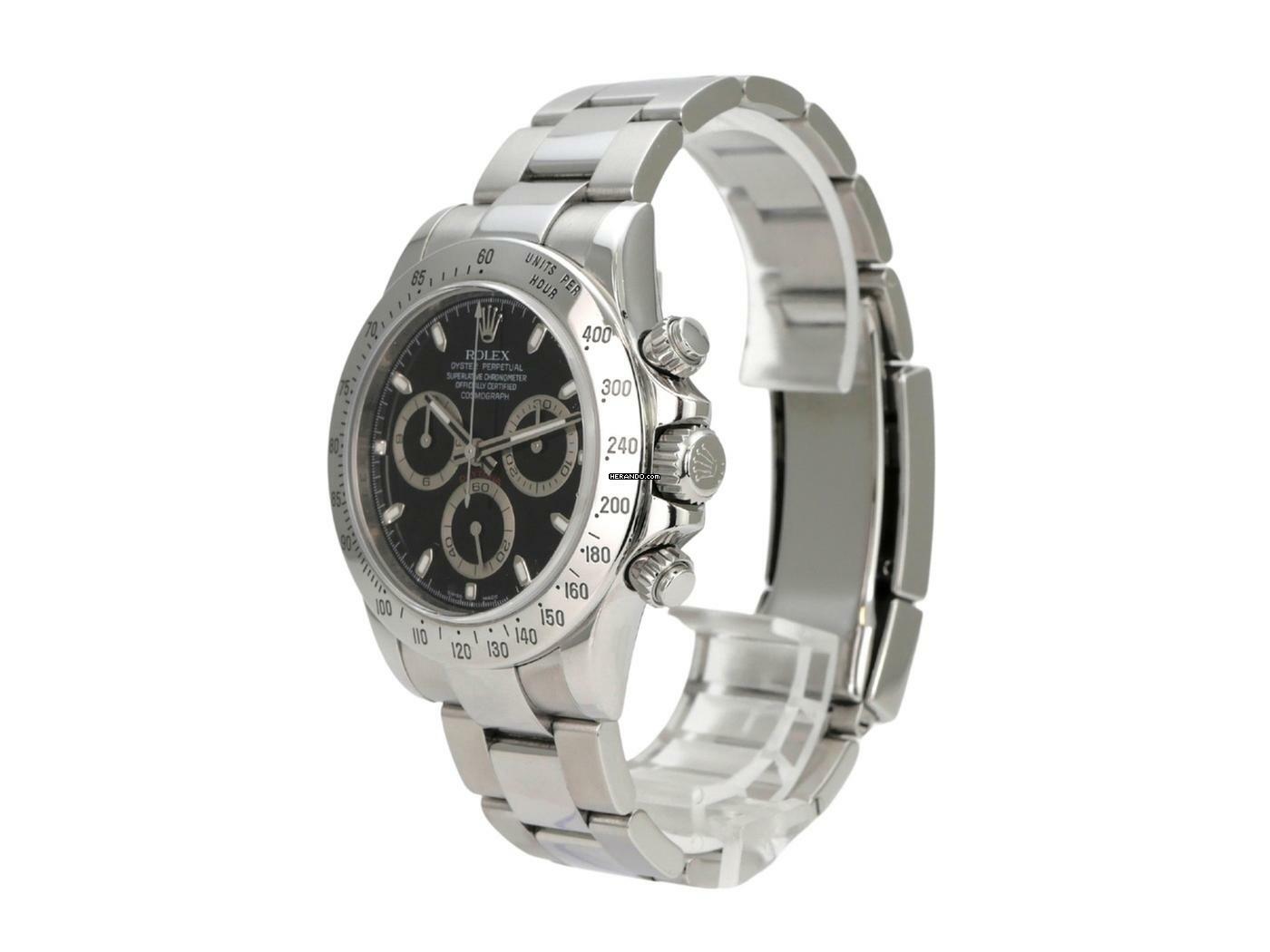 Thumbnail von Rolex Daytona ze stali nierdzewnej 116520 Czarny