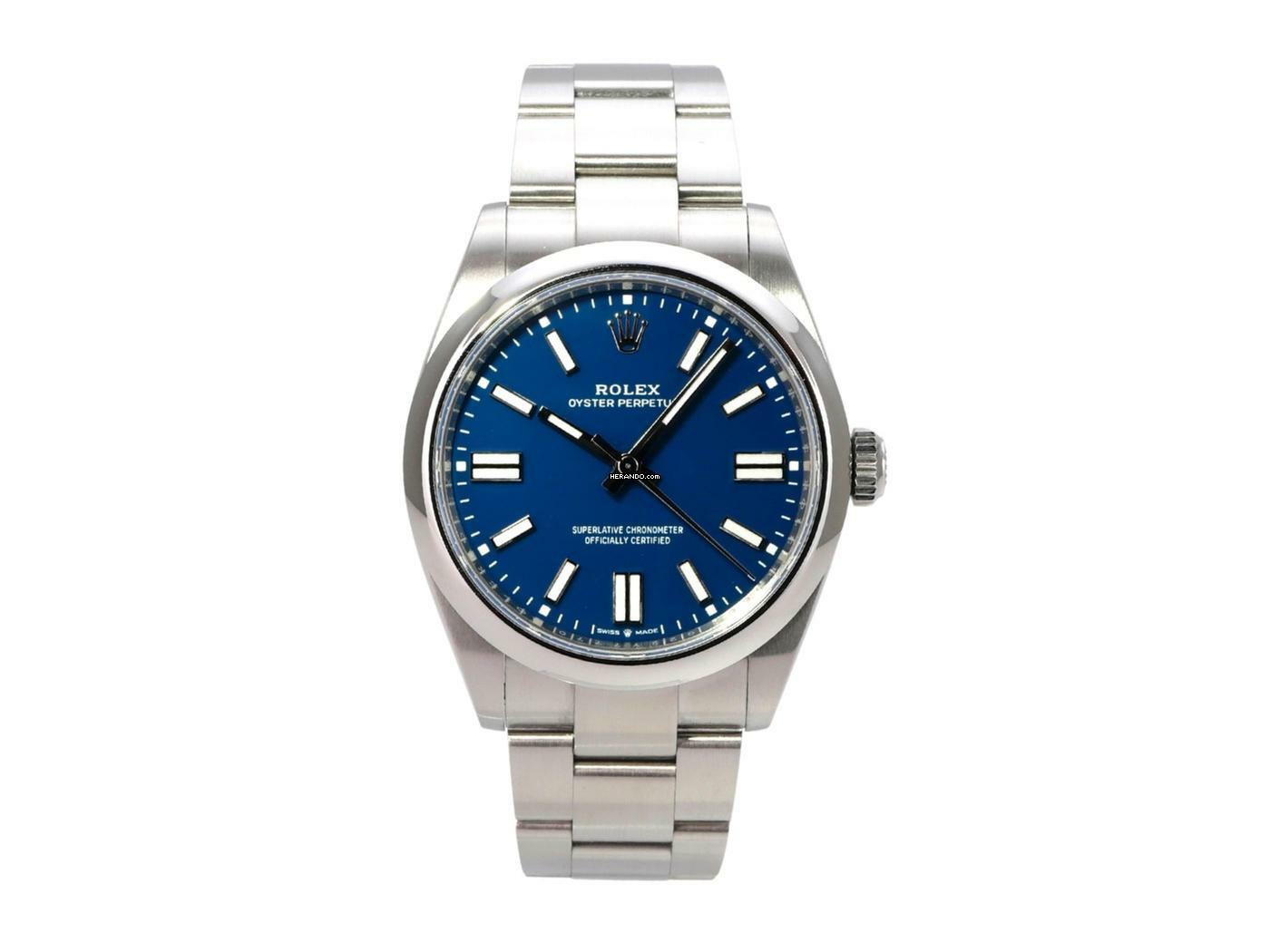  Rolex Oyster Perpetual 41 Ref. 134300 Med blue 