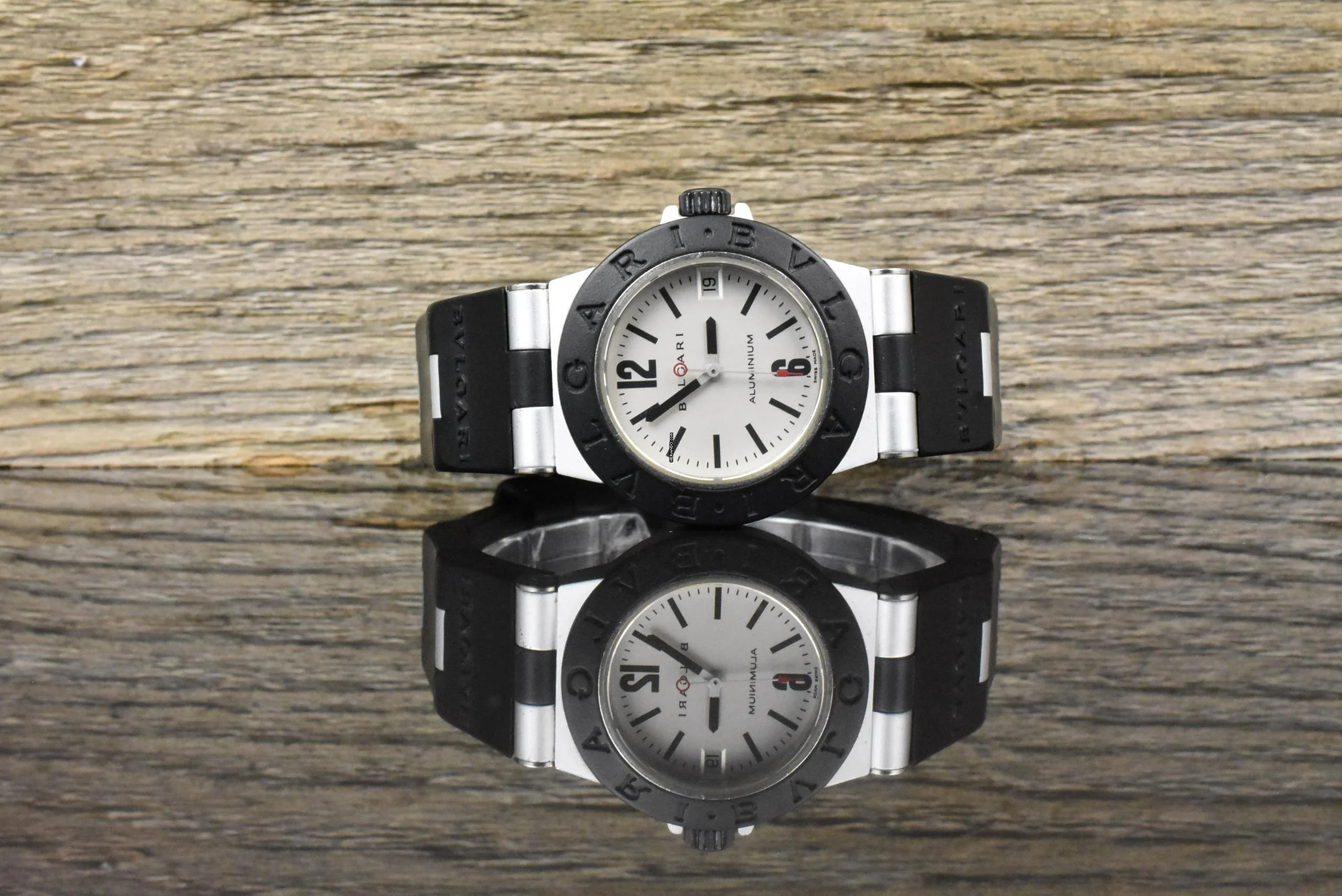  Bulgari Diagono Aluminium Diagono Aluminium 32MM Quartz 