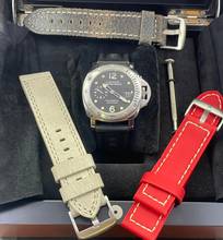 Thumbnail von Panerai Luminor Submersible FULL SET met Doos en Papieren +3 Bandjes in Topconditie