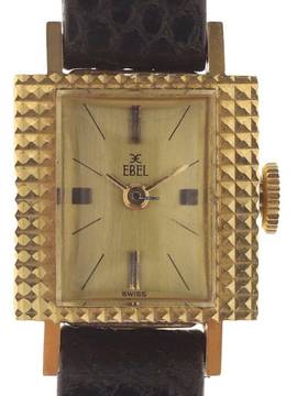  Ebel NOS 18 k Yellow Gold 1970s 