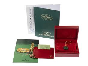 Thumbnail von Rolex Oyster Perpetual Lady Date Ref.6917 1977 Box&Beschreibung sehr gut Vintage Oyster Perpetual Date Lady open 6/9