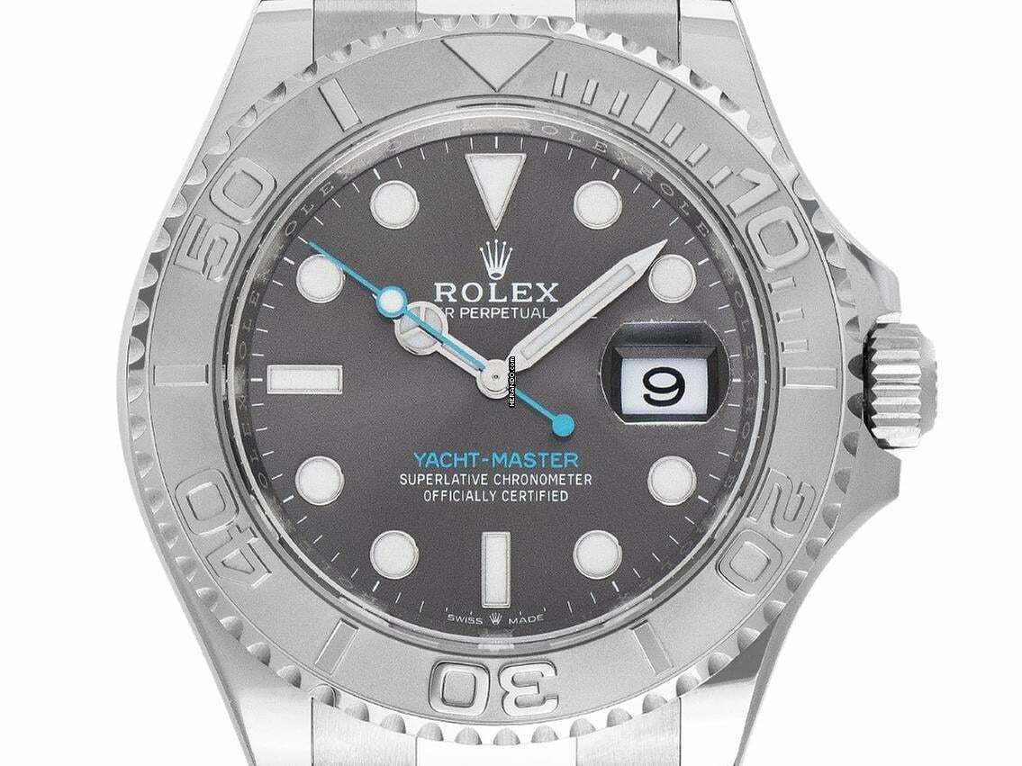 Rolex Yacht-Master 40 Ref.126622 2025 Full Set Ungetragen Yacht-Master Rhodium Stahl 950 Platin