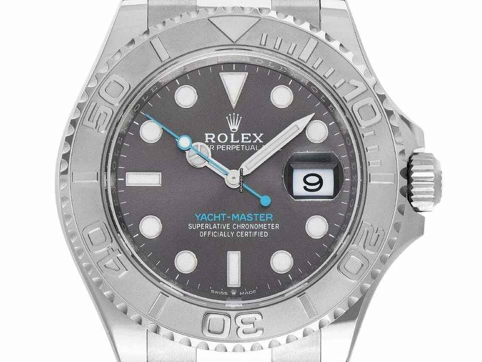  Rolex Yacht-Master 40 Ref.126622 2025 Full Set Ungetragen Yacht-Master Rhodium Stahl 950 Platin 