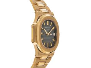 Thumbnail von Patek Philippe Nautilus Ref.3800/001 1999 Full Set Original Unpoliert Nautilus 18kt Gelbgold 143g