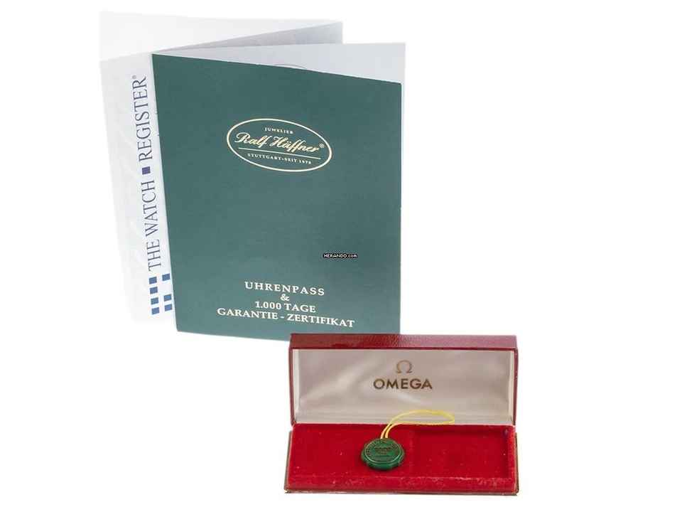  Omega Genevé Day-Date Ref.1660163 1978 original Box sehr gut Vintage Genevé Day-Date Automatic 