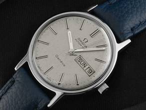 Thumbnail von Omega Genevé Day-Date Ref.1660163 1978 original Box sehr gut Vintage Genevé Day-Date Automatic