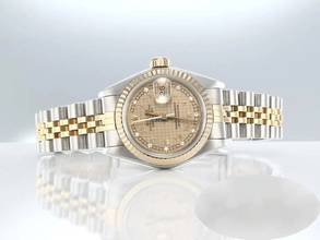 Thumbnail von Rolex Lady-Datejust Edelstahl Gelbgold 750 Diamanten Automatik Stainless Steel 18kt Yellow Gold Stahl Damen Jubilé-band Chronometer Oyster