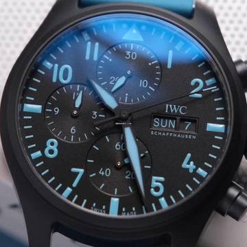  IWC Fliegeruhr Chronograph Schaffhausen Pilot's Watch Chronograph 41 George Russell NEW FULL SET 