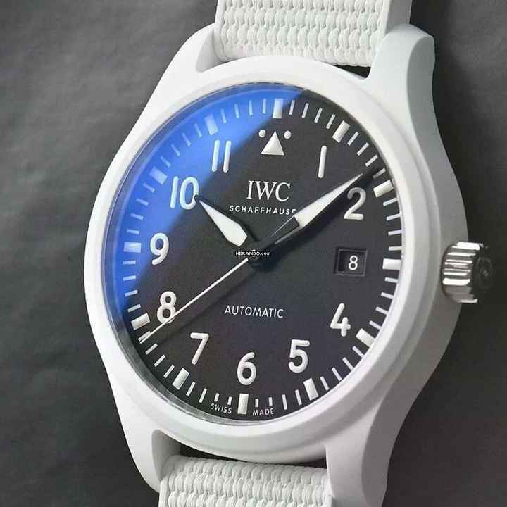  IWC Fliegeruhr 41 Top Gun Lake Tahoe Watch Automatic Pilot's NEW FULL SET 