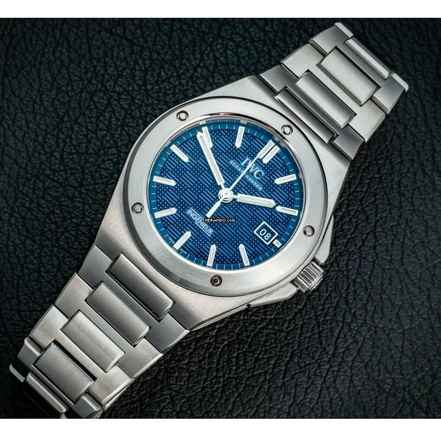 IWC Ingenieur Automatic 40 Blue NUOVO SET COMPLETO
