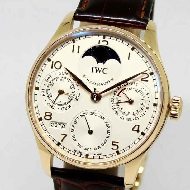 IWC Portugieser Perpetual Calendar Schaffhausen Portugieser Ewiger Kalender 18K růžové zlato NOVÉ KOMPLETNÍ balení