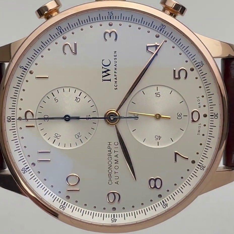  IWC Portugieser Chronograph NEW FULL SET 