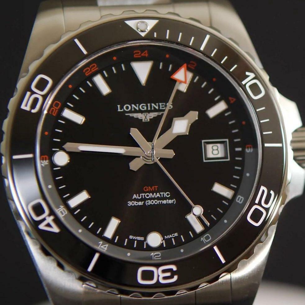  Longines HydroConquest GMT NEW FULL SET 