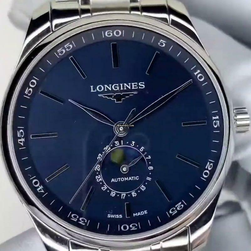  Longines Master Collection MOONPHASE NEW FULL SET 