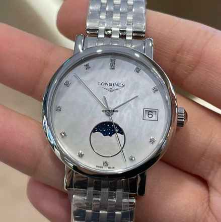  Longines Elegant COLLECTION MOONPHASE NEW FULL SET 