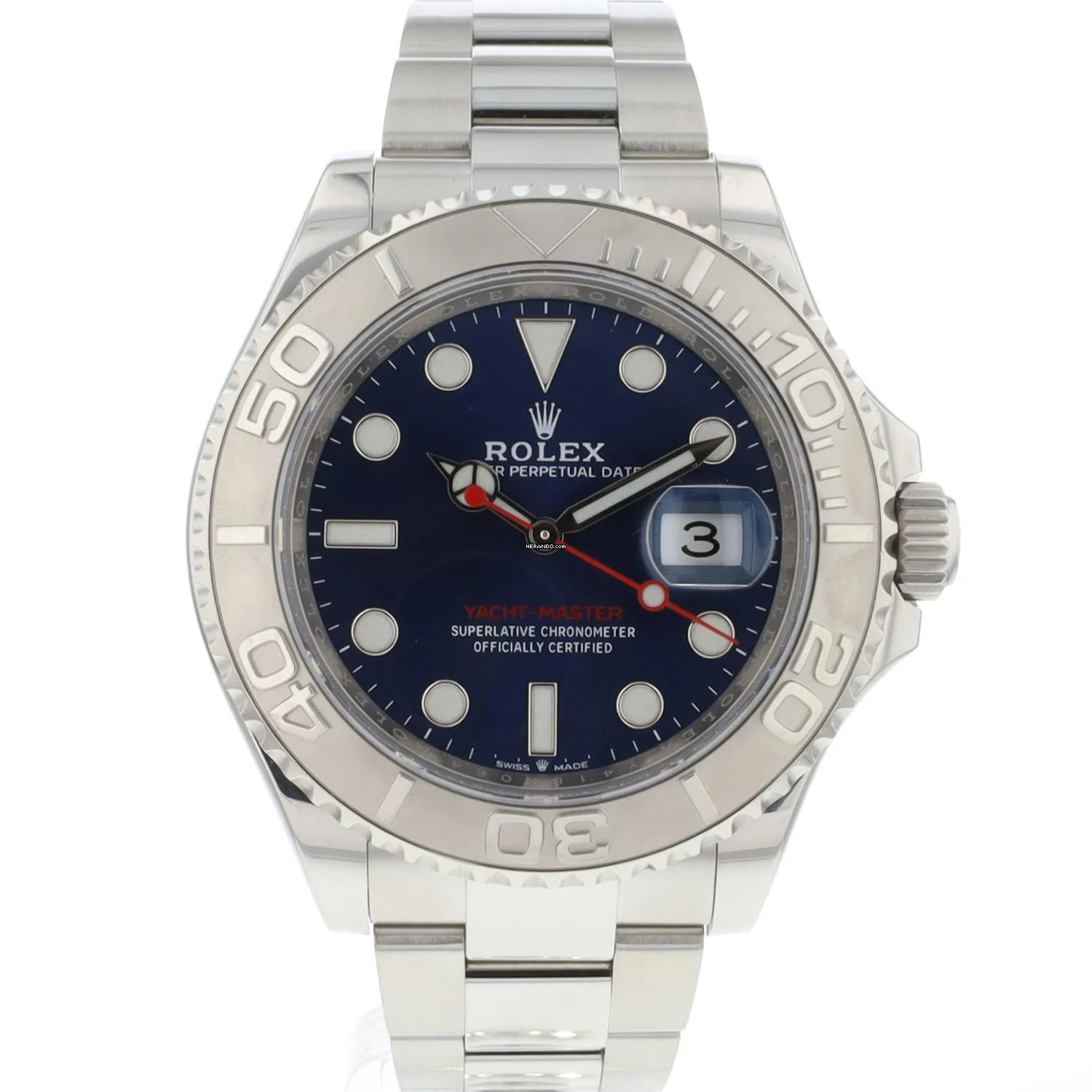 Rolex Yacht-Master 40 Steel Blue Dial
