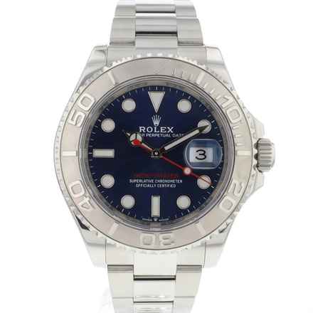  Rolex Yacht-Master 40 Steel Blue Dial 