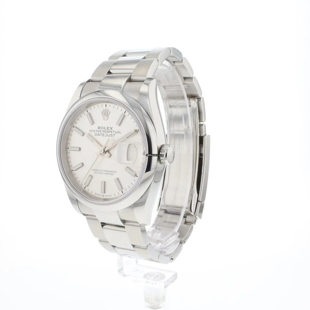 Rolex Datejust 36 Oyster Silver Dial