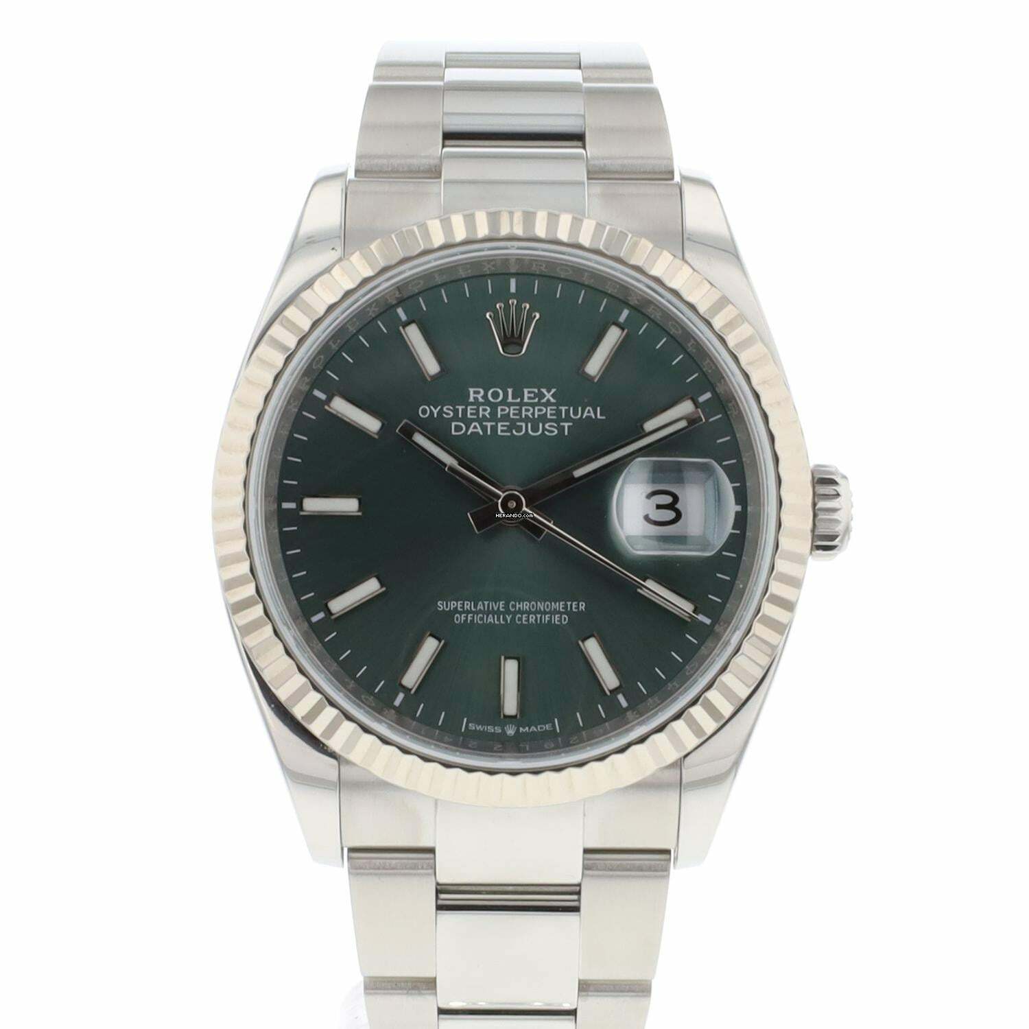 Rolex Datejust 36 Oyster Mint Green Dial