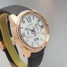 Thumbnail von Cartier Calibre de Cartier Chronograph W7100044 Rosegold 18k/750 B&P +Service