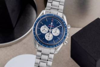 Thumbnail von Omega Speedmaster Professional Moonwatch Tokyo 2020 Blue Chronograph Ref. 522.30.42.30.03.001