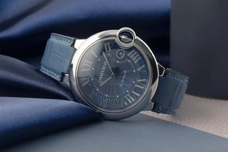 Thumbnail von Cartier Ballon Bleu 42mm De Cartier Automatik Stahl Ref. WSBB0025 Papiere 2020