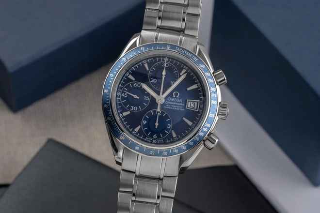 Omega Speedmaster Date Chronograph Automatik Stahl Herrenuhr Ref. 3212.80.00 