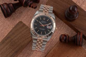 Thumbnail von Rolex Datejust Turn-O-Graph 36 Turn-O-Graph Stahl / Gold Automatik Herren Ref 116261 B&P 2009