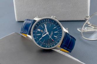 Thumbnail von Breitling Navitimer 35 Edelstahl Automatik Medium Ref. A17395161C1P1 B&P 2022