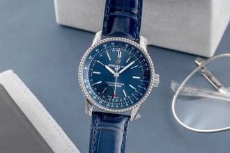 Thumbnail von Breitling Navitimer 35 Edelstahl Automatik Medium Ref. A17395161C1P1 B&P 2022