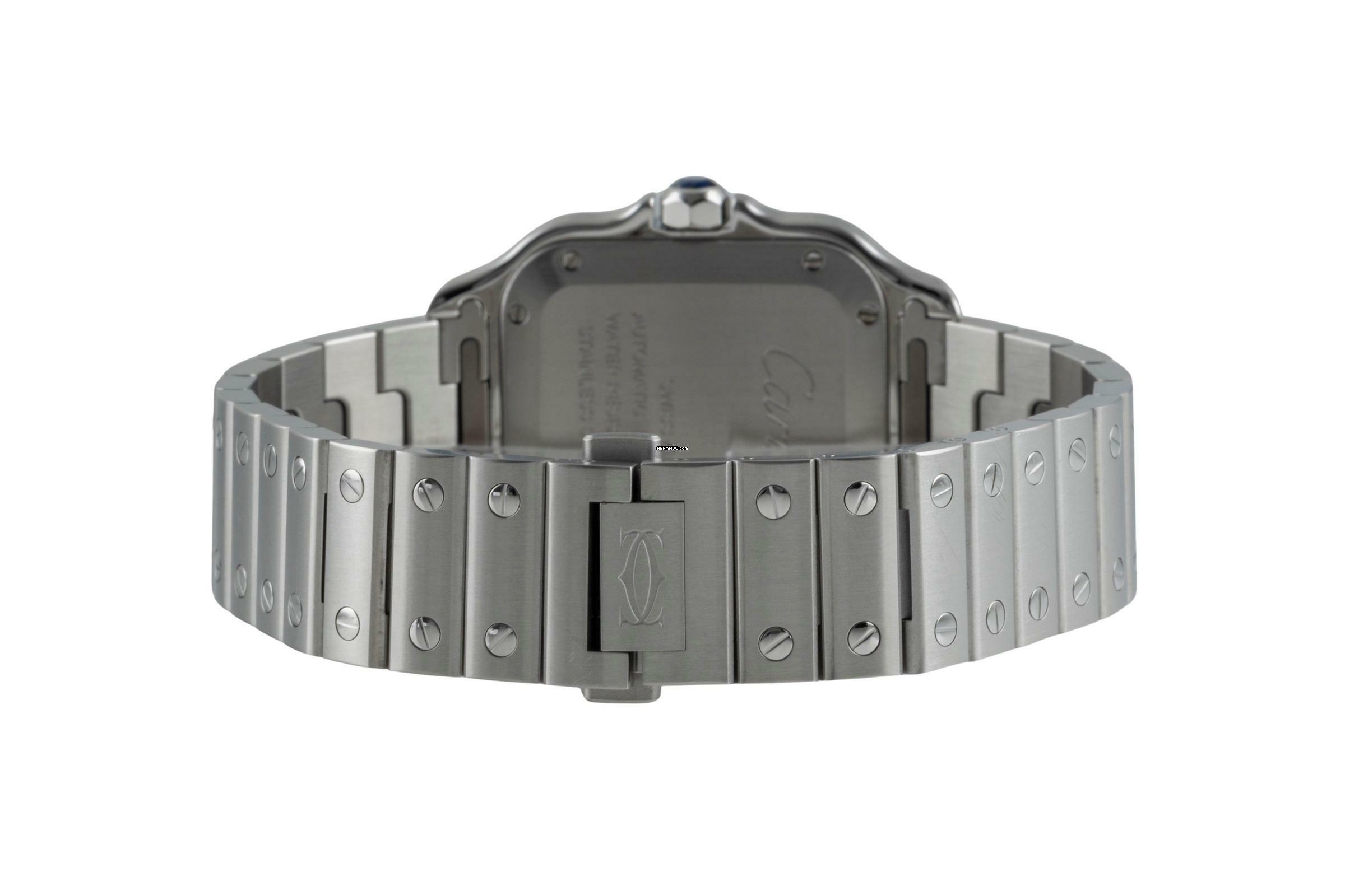 Thumbnail von Cartier Santos de Cartier Stahl Automatik Herrenuhr Ref. WSSA00061