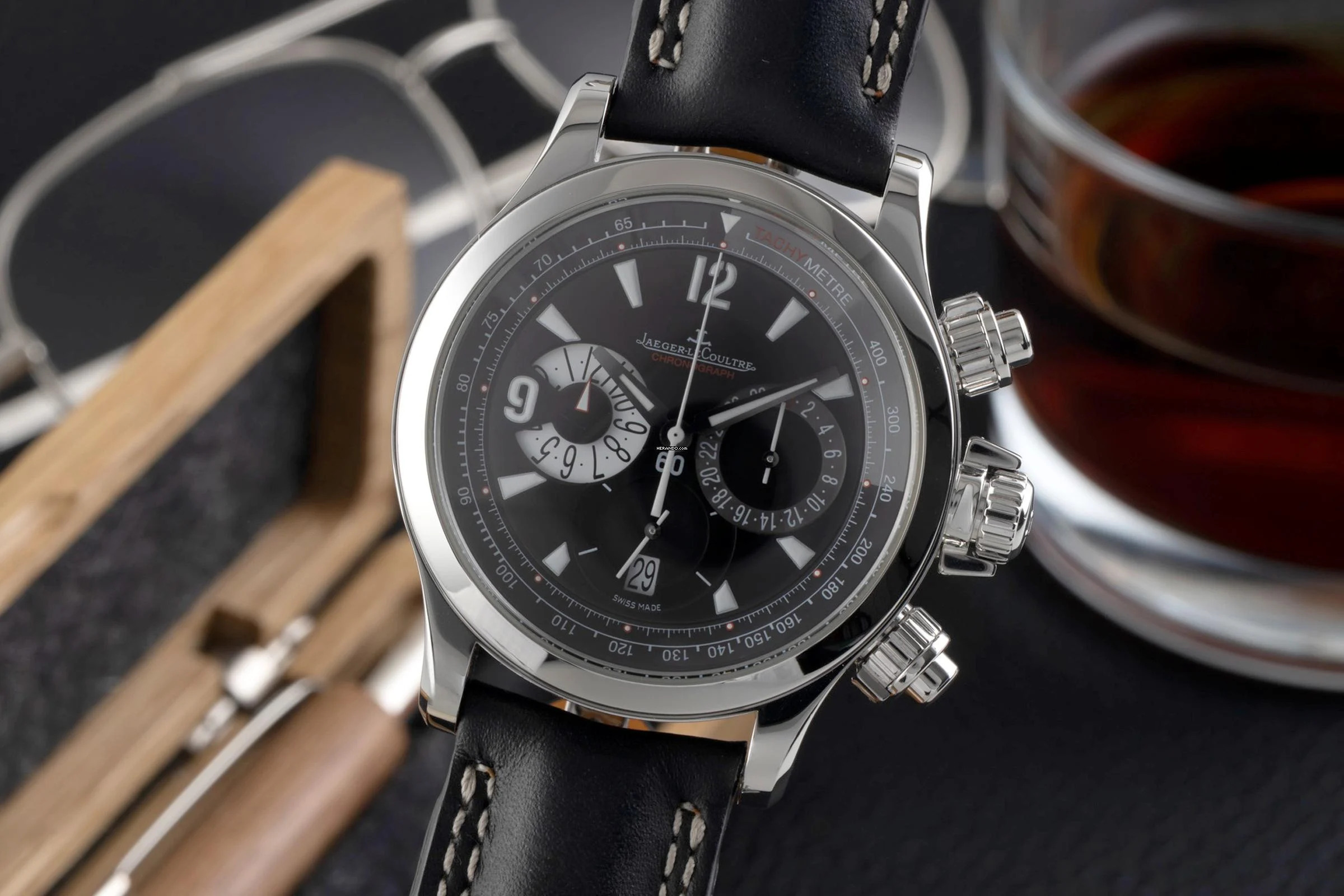  Jaeger-LeCoultre Master Compressor Chronograph Stahl Automatik Ref. Q1758470 146.8.25 B&P 
