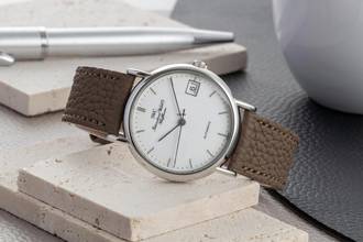 Thumbnail von IWC Portofino Automatic roestvrijstalen automatische horloge Medium Size Ref. IW351311 B&P 1997