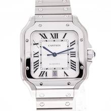 Thumbnail von Cartier Santos De Cartier 40x47 Weiß – WSSA0018 – NEU & Ungetragen – Full Set bis 02/2026