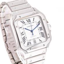 Thumbnail von Cartier Santos De Cartier 40x47 Weiß – WSSA0018 – NEU & Ungetragen – Full Set bis 02/2026