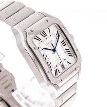 Thumbnail von Cartier Santos De Cartier 40x47 Weiß – WSSA0018 – NEU & Ungetragen – Full Set bis 02/2026