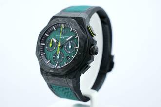 Thumbnail von Girard Perregaux Laureato Absolute Chronograph Aston Martin F1 Edition - Limited To 306 Pieces - Carbon Case - 24 Months Warranty 81060-41-3071-1CX