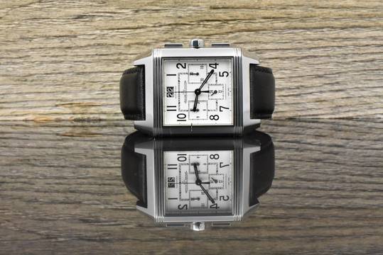  Jaeger-LeCoultre Reverso Squadra Chronograph GMT Ref. Q7018620 Automatik Calibre 754 Zertifikat 2011 